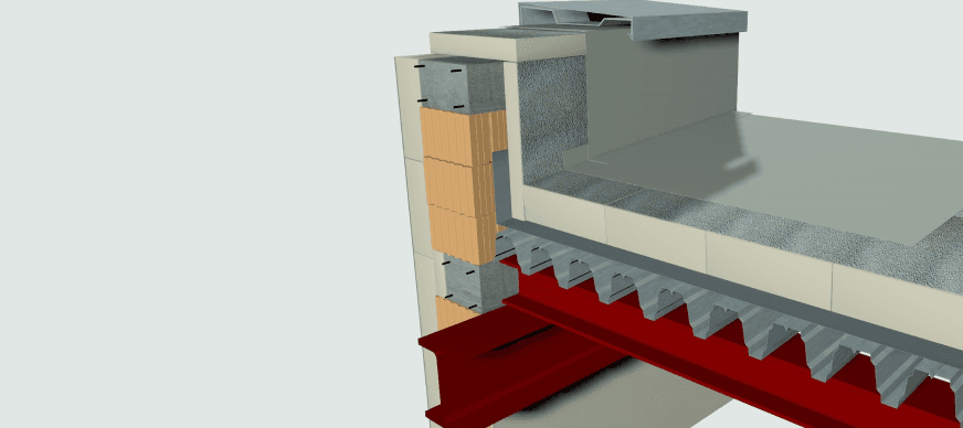Attika kialakítása – műanyag lemezes vízszigetelés – Innopan PIR ALU/Therm