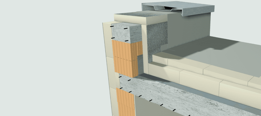 Attika kialakítása – műanyag lemezes vízszigetelés